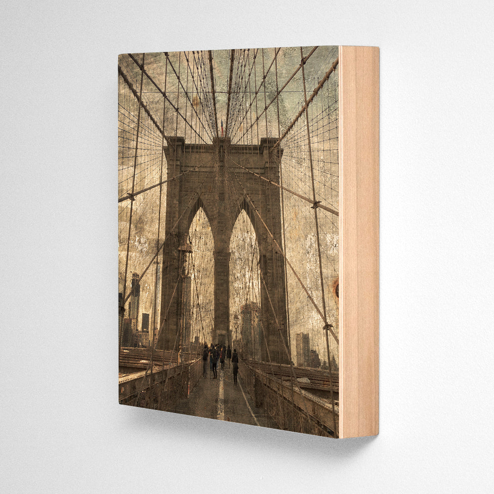 Brooklyn Bridge No. 2 Photograph Art Block or Box