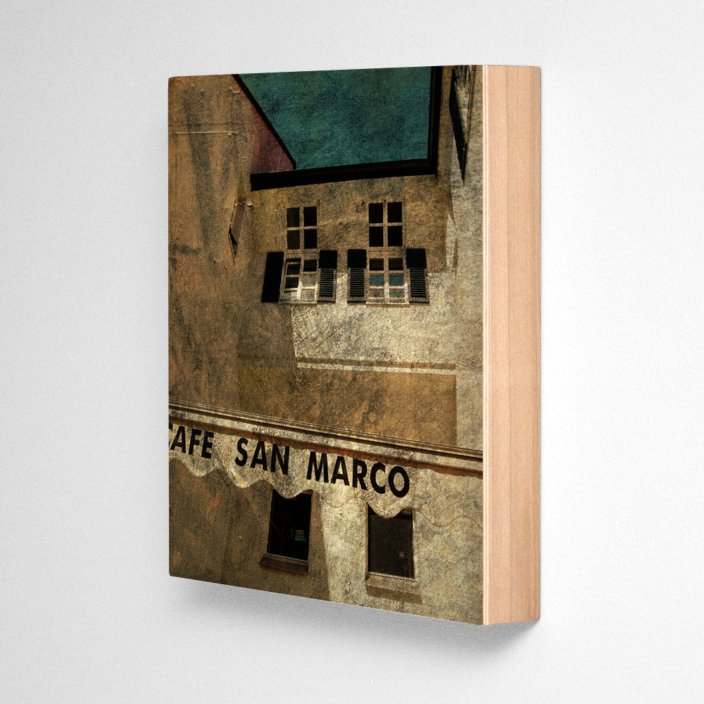 Cafe San Marco Photograph Art Block or Box