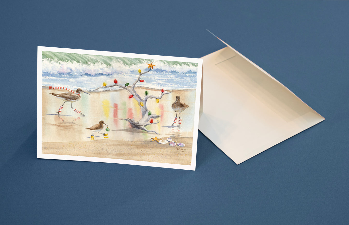 Decking the Tree Christmas Cards
