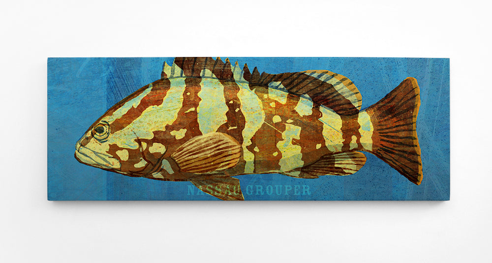 Saltwater Fish Art Block - Pick the Fish and Size