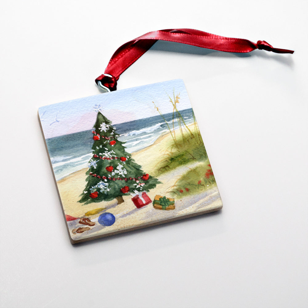 Golden Gallery Watercolor Christmas Ornament