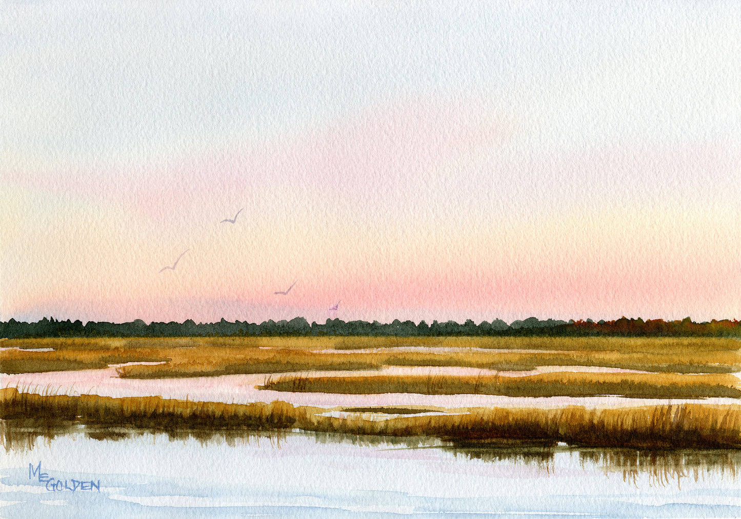 Autumn Marsh Giclée Print