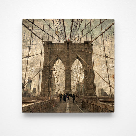 Brooklyn Bridge No. 2 Photograph Art Block or Box