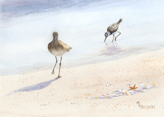 2 Sandpipers Giclée Print