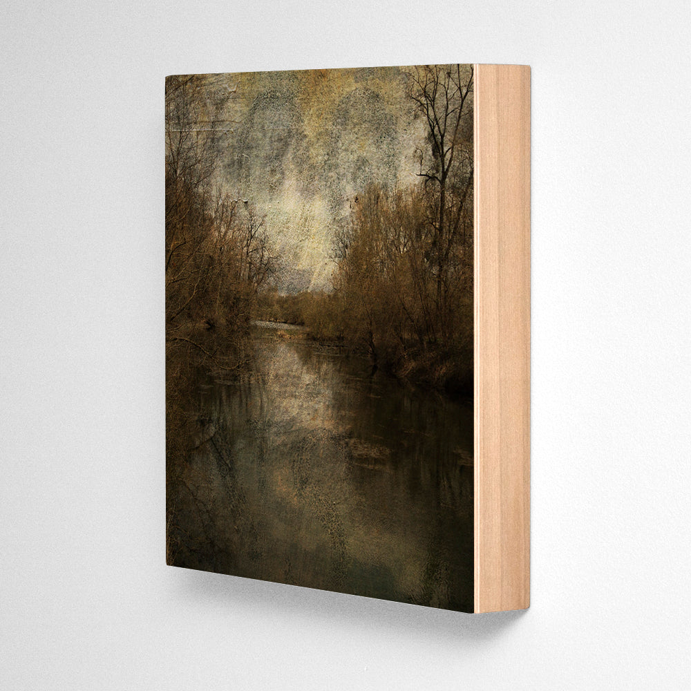 Alsace Pond Photograph Art Block or Box