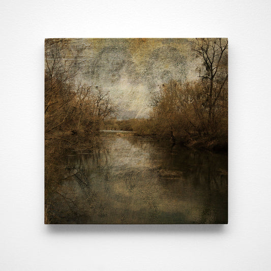 Alsace Pond Photograph Art Block or Box