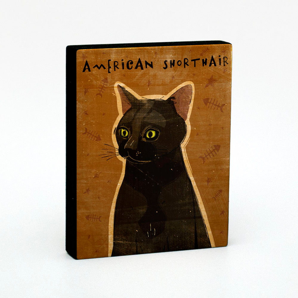 John W. Golden Cat Art Block - Pick the Print - 4 in x 5 in