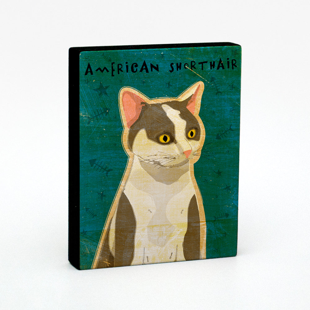 John W. Golden Cat Art Block - Pick the Print - 4 in x 5 in