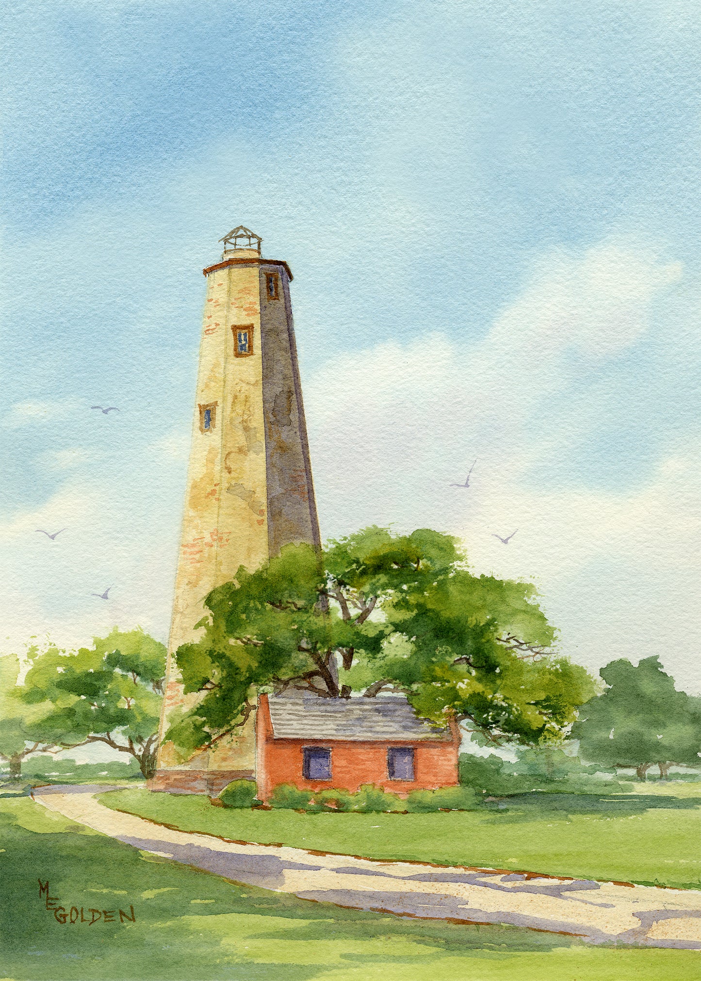 Bald Head Light Giclée Print