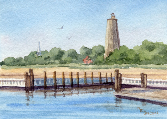 Bald Head Light Giclée Print