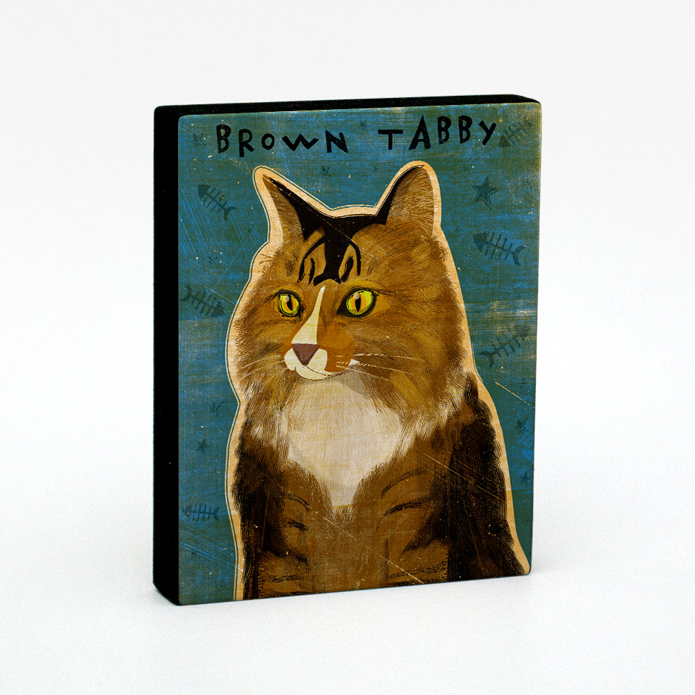 John W. Golden Cat Art Block - Pick the Print - 4 in x 5 in