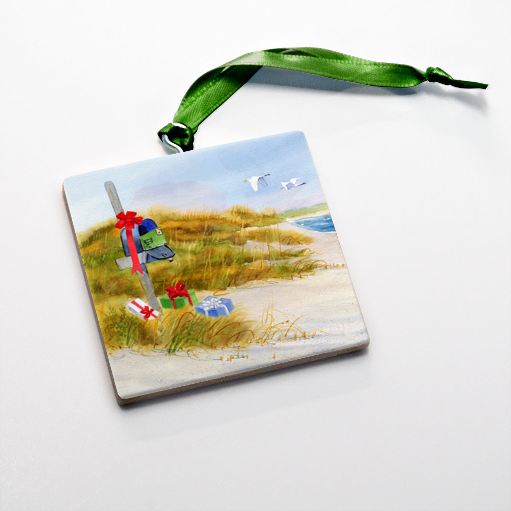 Golden Gallery Watercolor Christmas Ornament