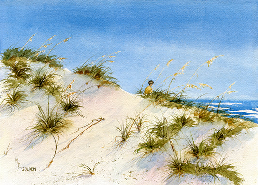 Dune Sitter Giclée Print