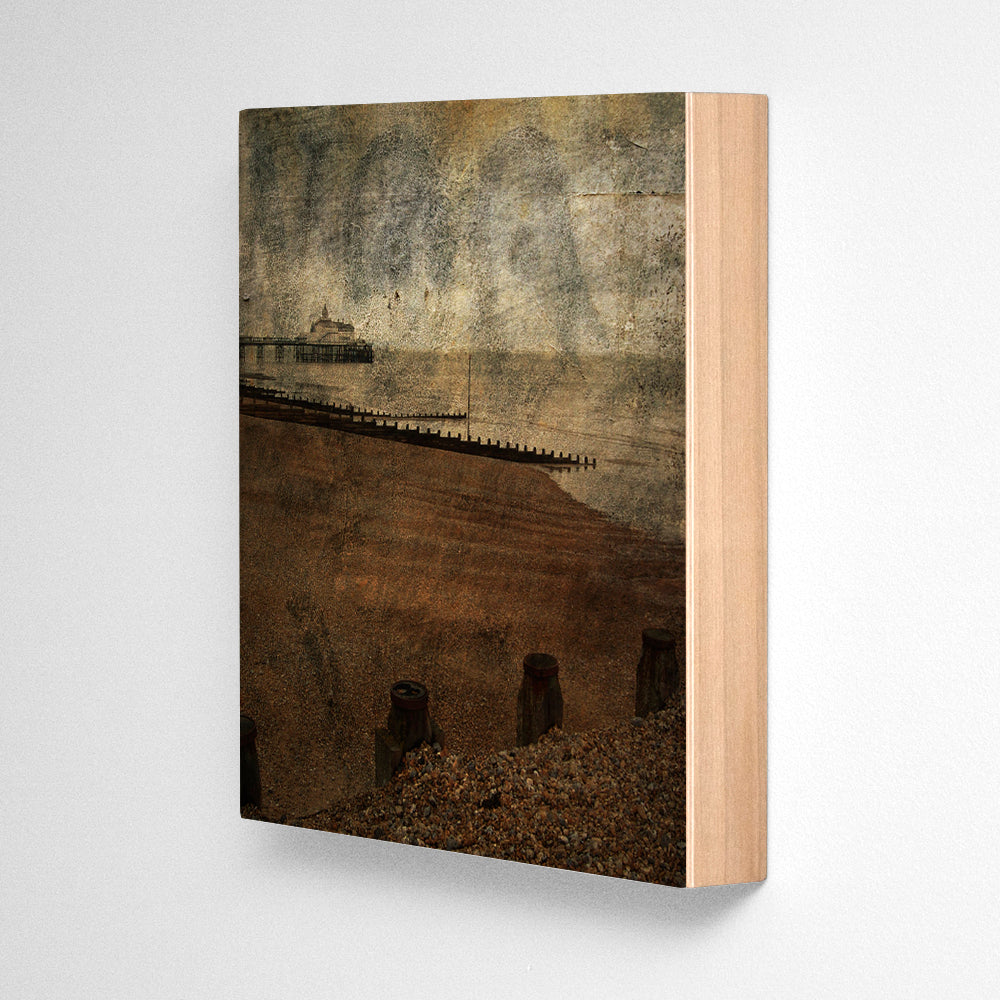 Eastbourne Beach Photograph Art Block or Box