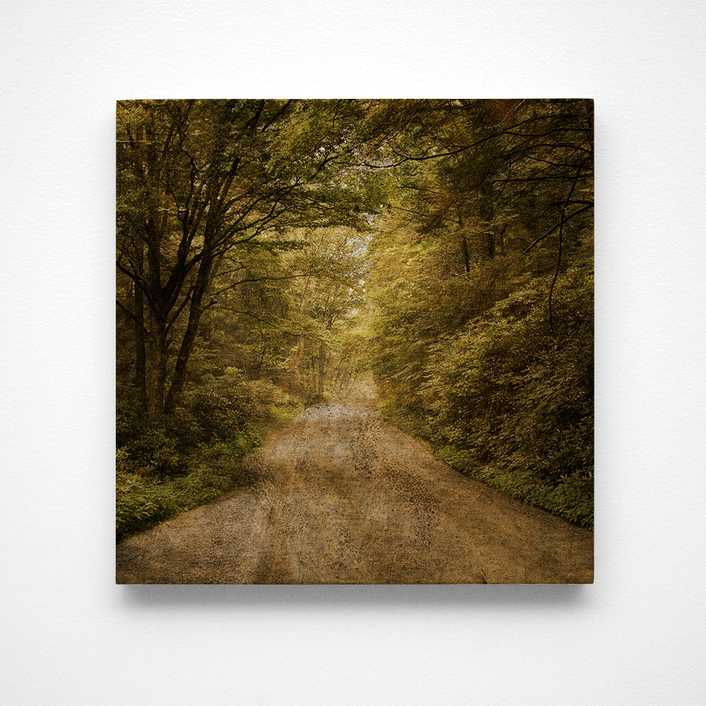 Flannery Fork Road Photograph Art Block or Box