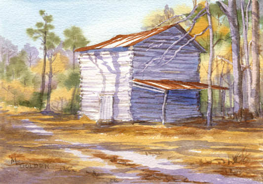 Log Barn 2 Giclée Print