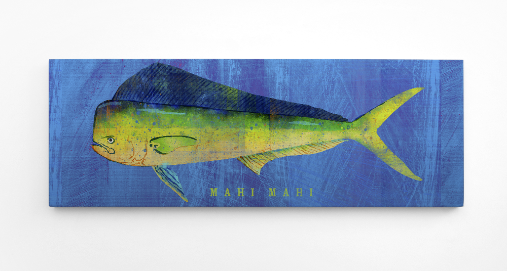 Saltwater Fish Art Block - Pick the Fish and Size