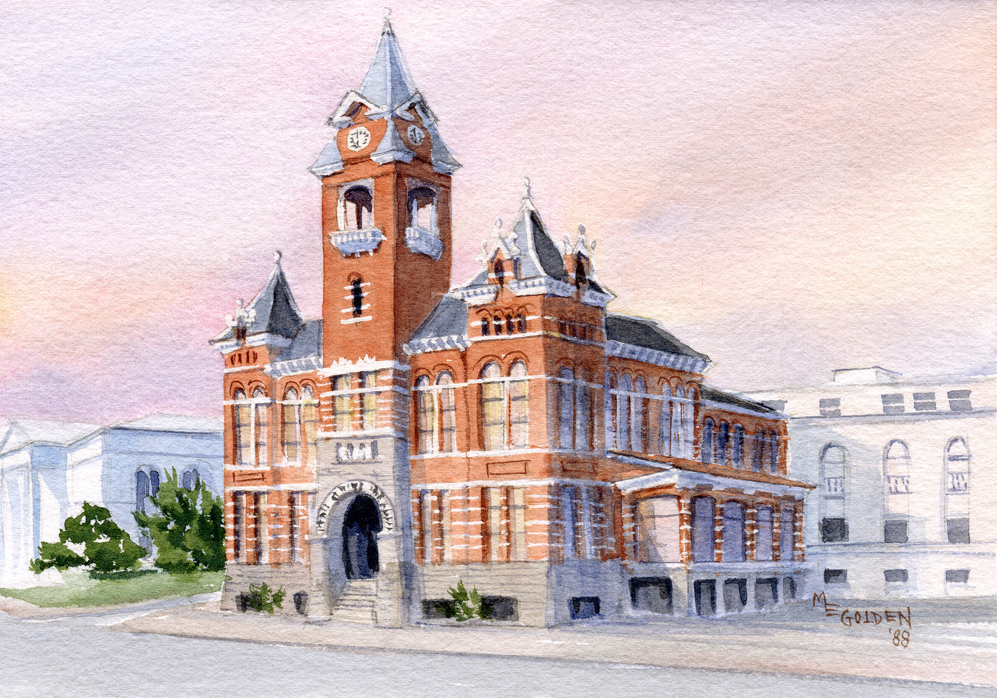 New Hanover County Courthouse Giclée Print