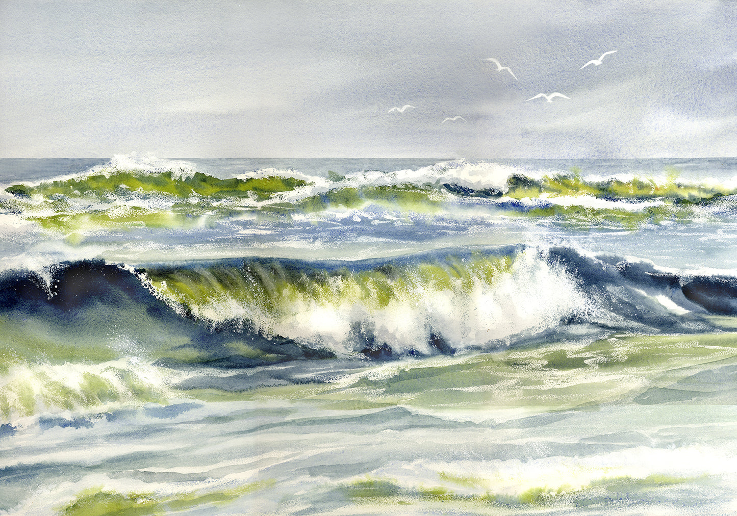 Nicole's Seas Giclée Print