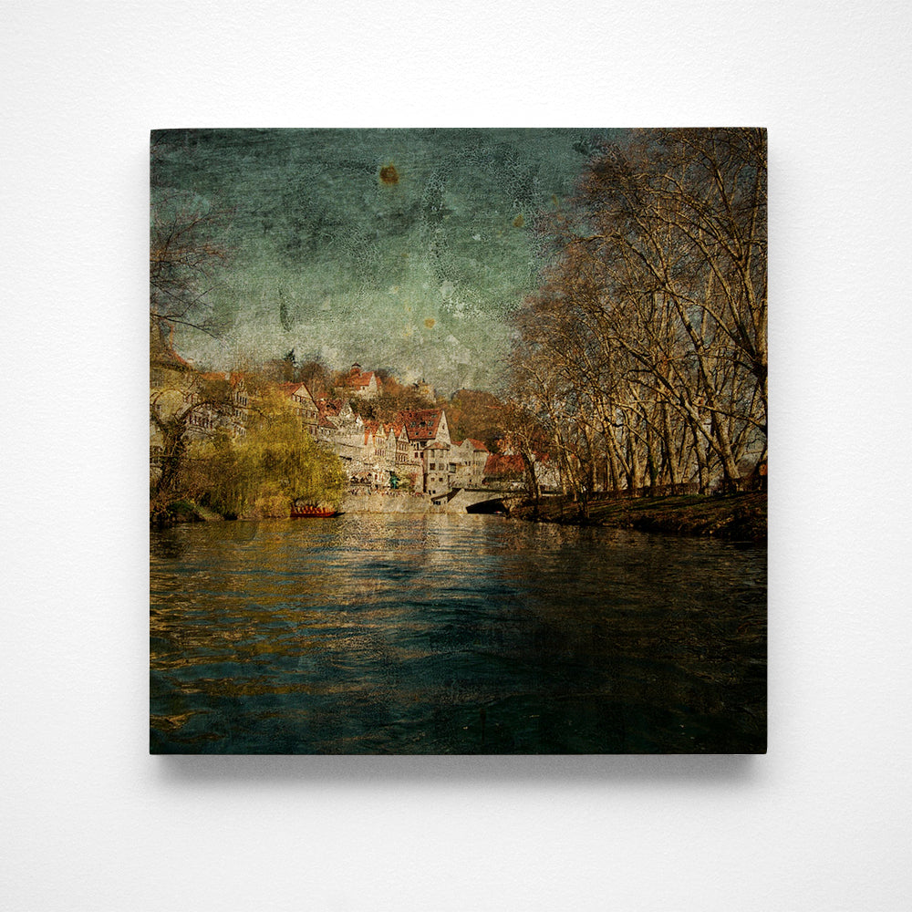 Neckar River No. 3 Photograph Art Block or Box