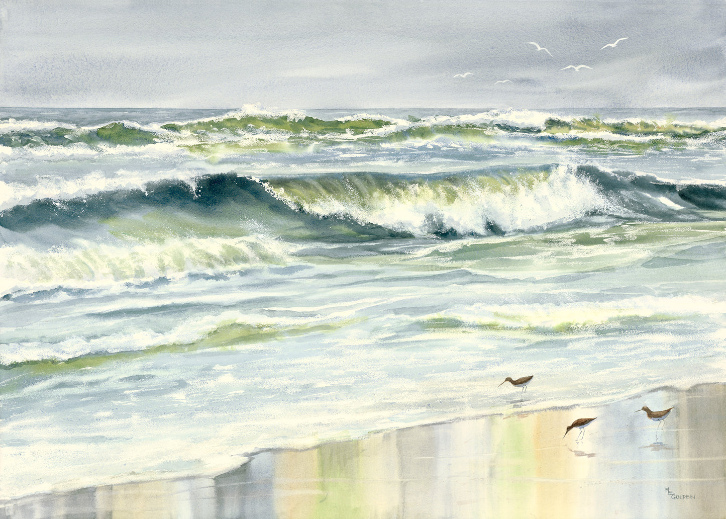 Nicole's Beach Giclée Print