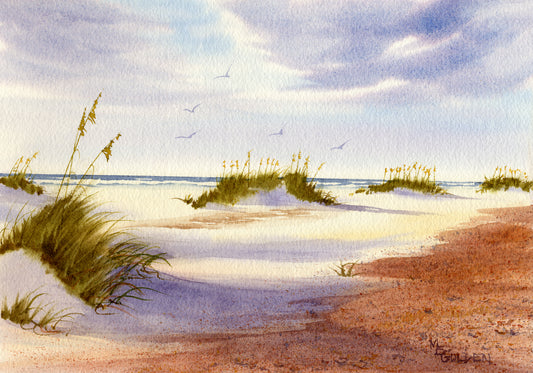 Ocracoke Dunes 3 Giclée Print