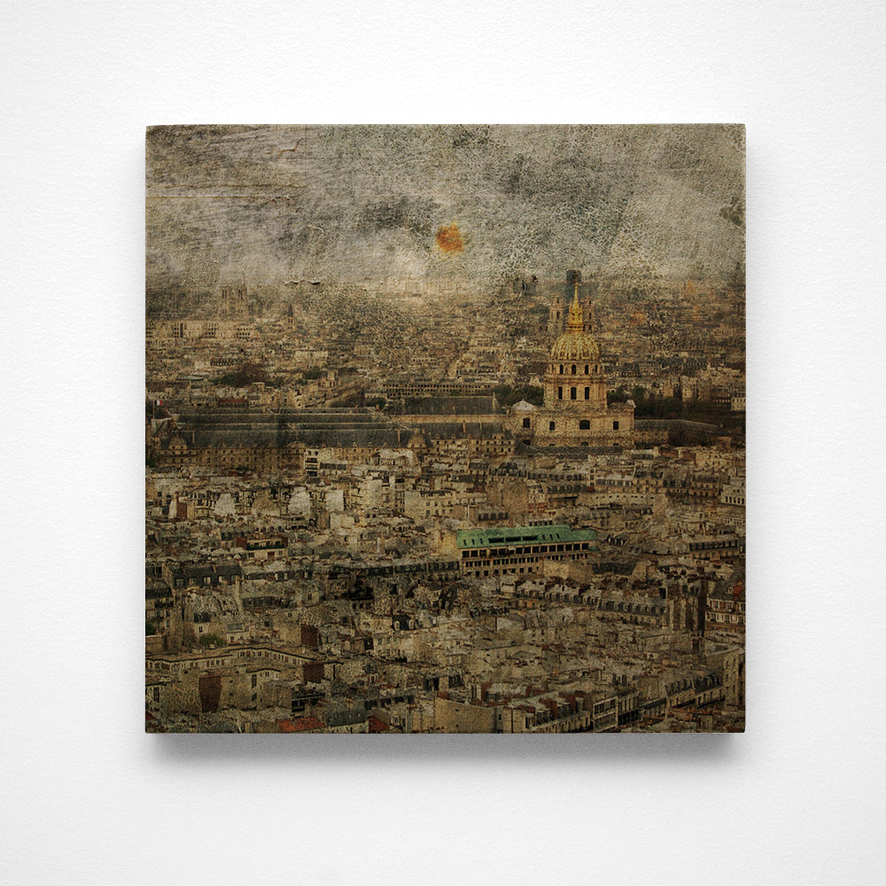 Paris Skyline No. 3 Photograph Art Block or Box