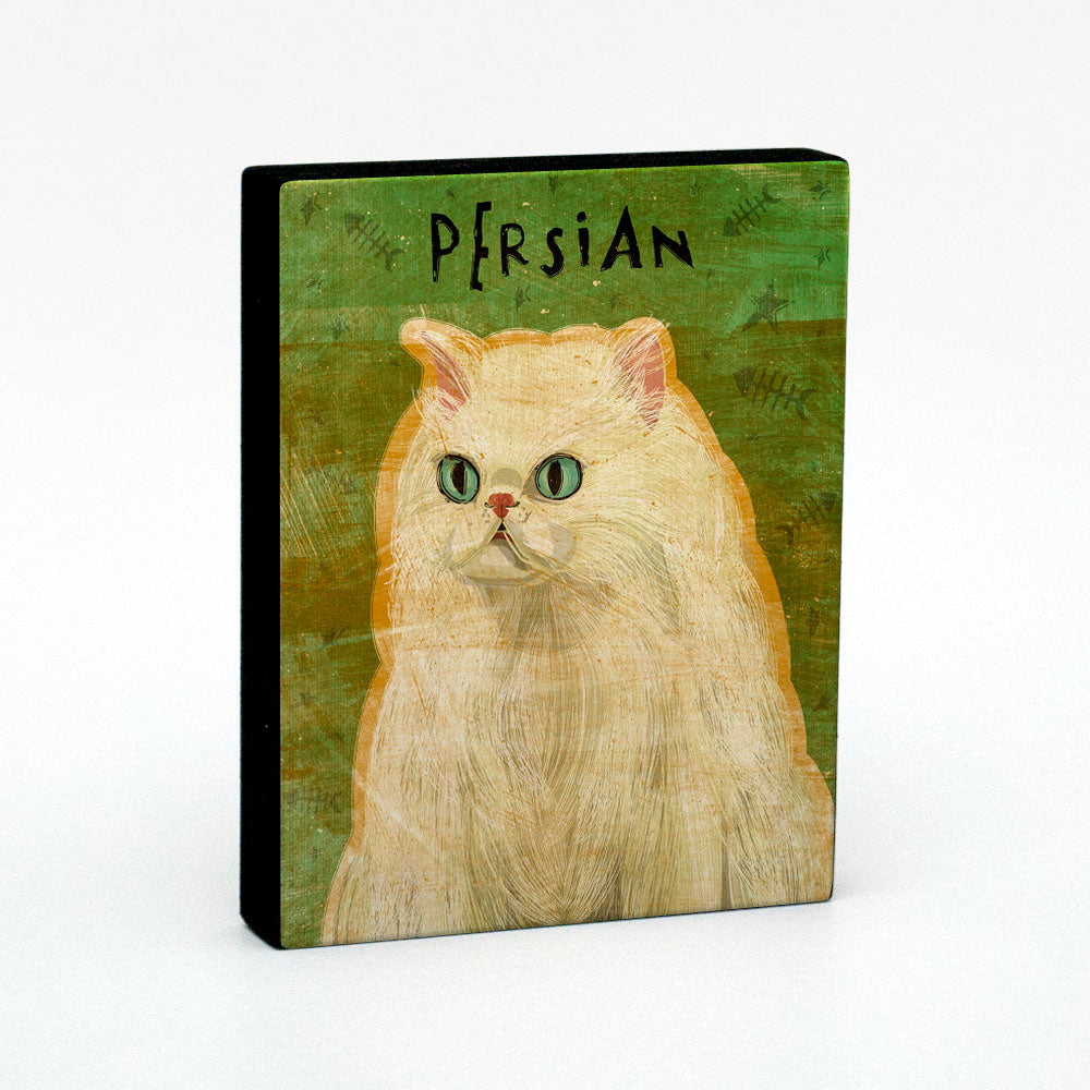 John W. Golden Cat Art Block - Pick the Print - 4 in x 5 in