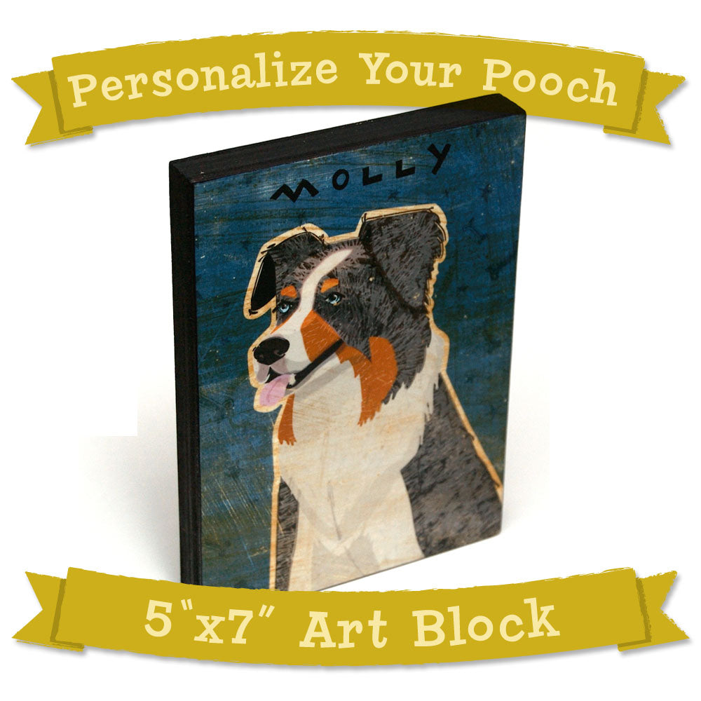 Personalize Your Pooch - Dog Art Block -  Various Sizes