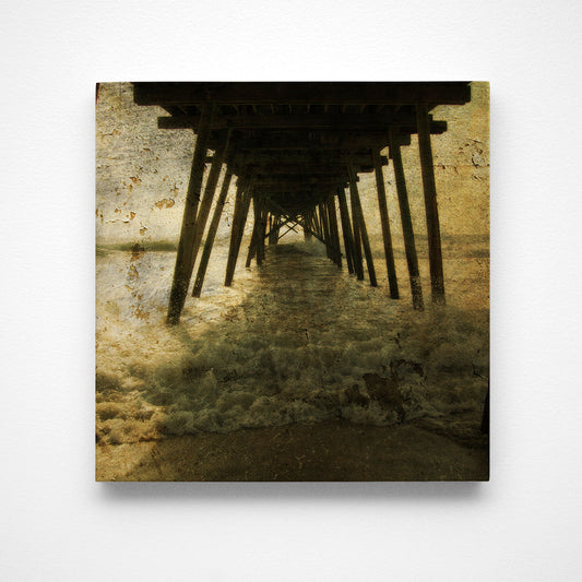 Pier Break No. 2 Photograph Art Block or Box