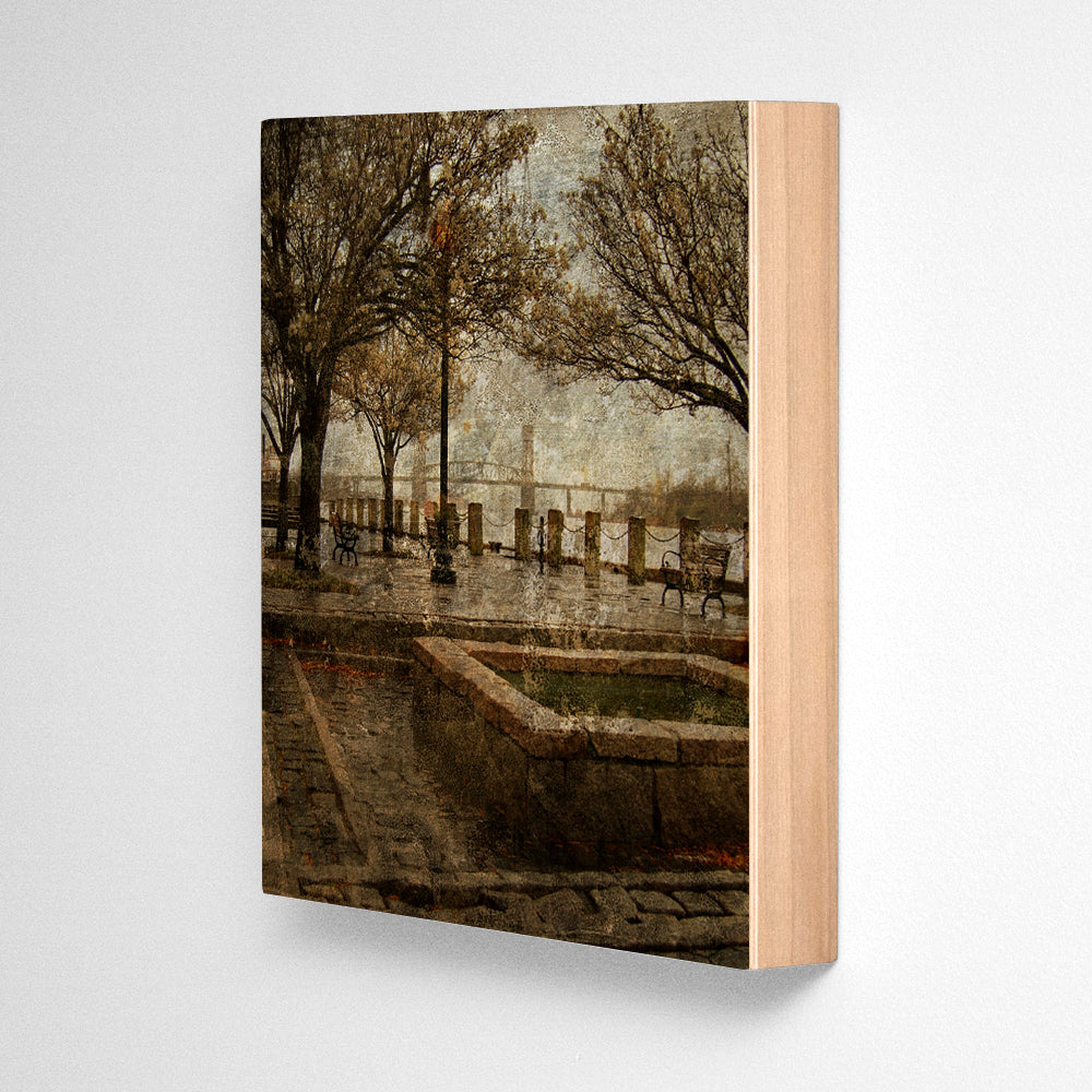 Riverfront Park Photograph Art Block or Box