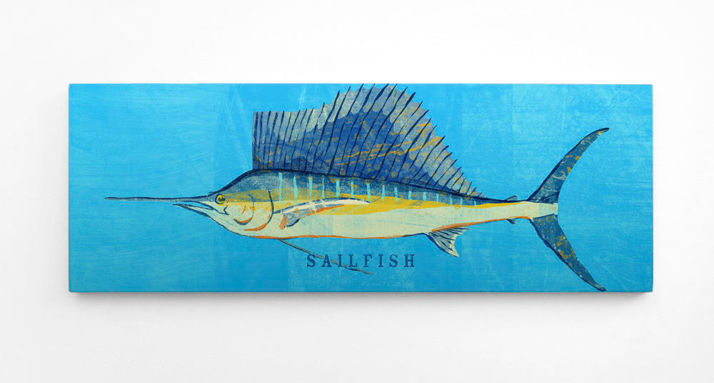 Saltwater Fish Art Block - Pick the Fish and Size