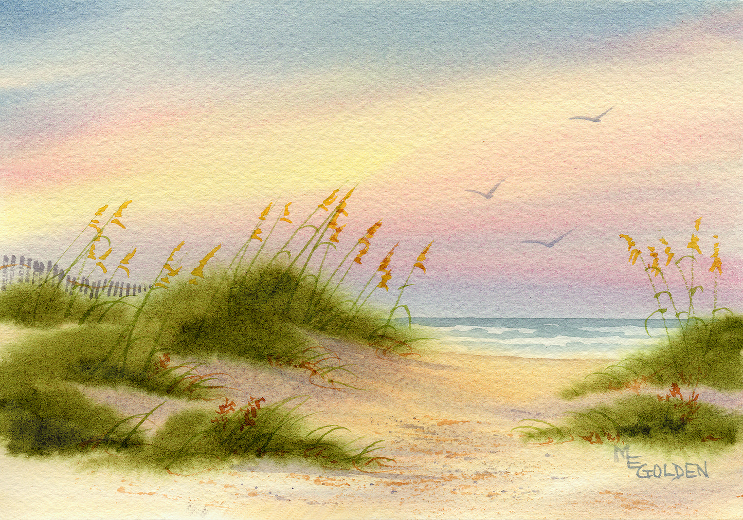 Sunset Sea Giclée Print