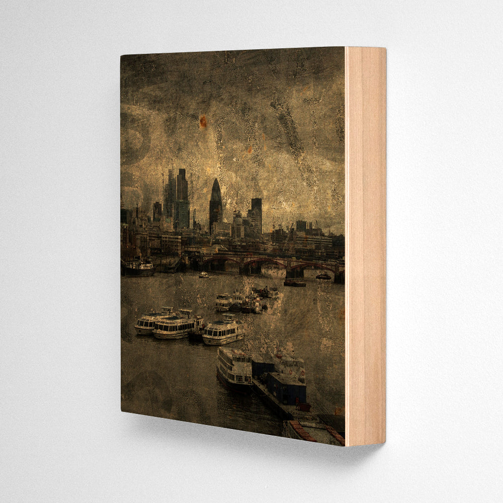 Thames No. 1 Photograph Art Block or Box