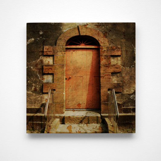 The Lighthouse Door Photograph Art Block or Box