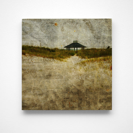 Wrightsville Beach Gazeebo Photograph Art Block or Box