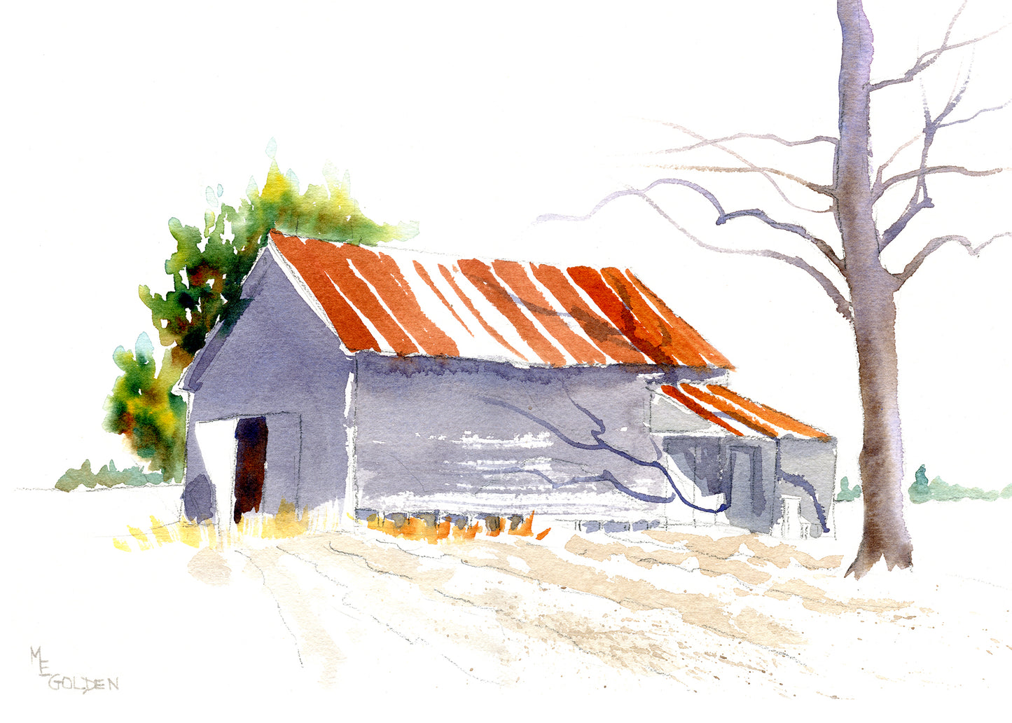 WCBE Barn Giclée Print