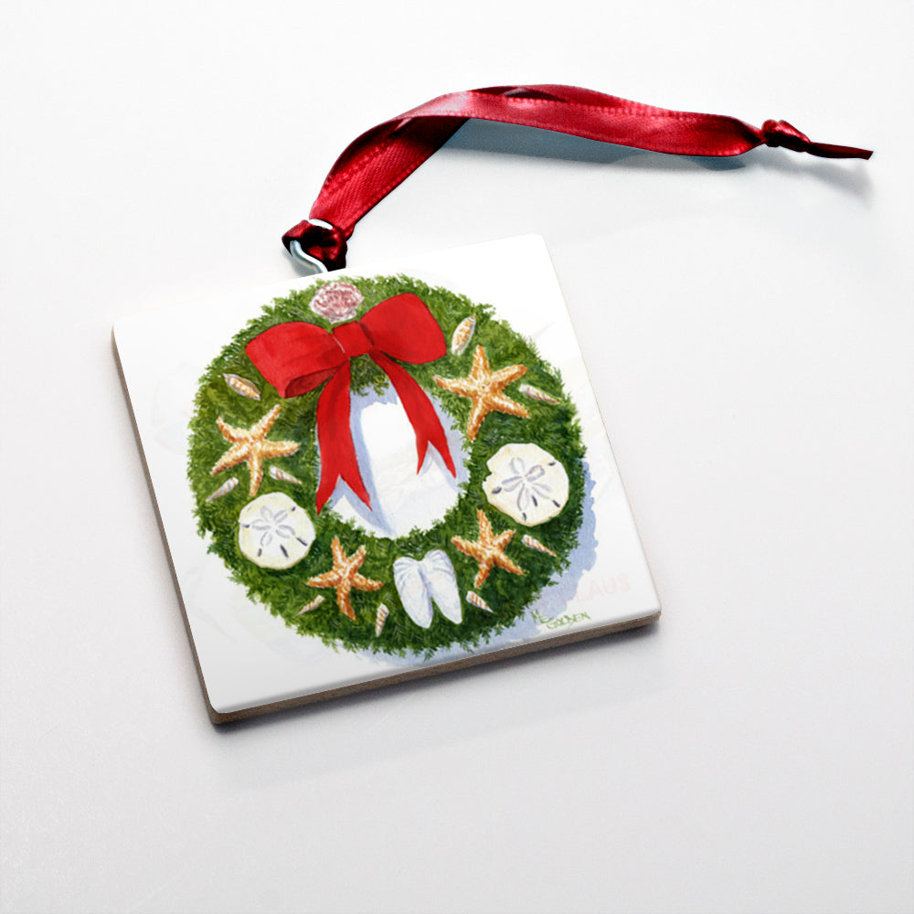 Golden Gallery Watercolor Christmas Ornament