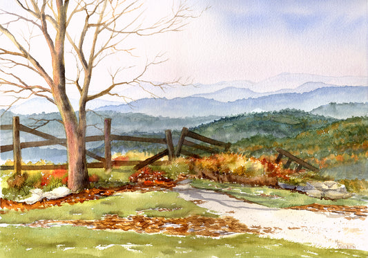 Blue Ridge 2 Giclée Print