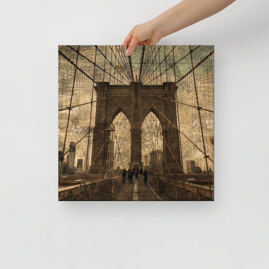 Brooklyn Bridge Photograph No. 2 Canvas