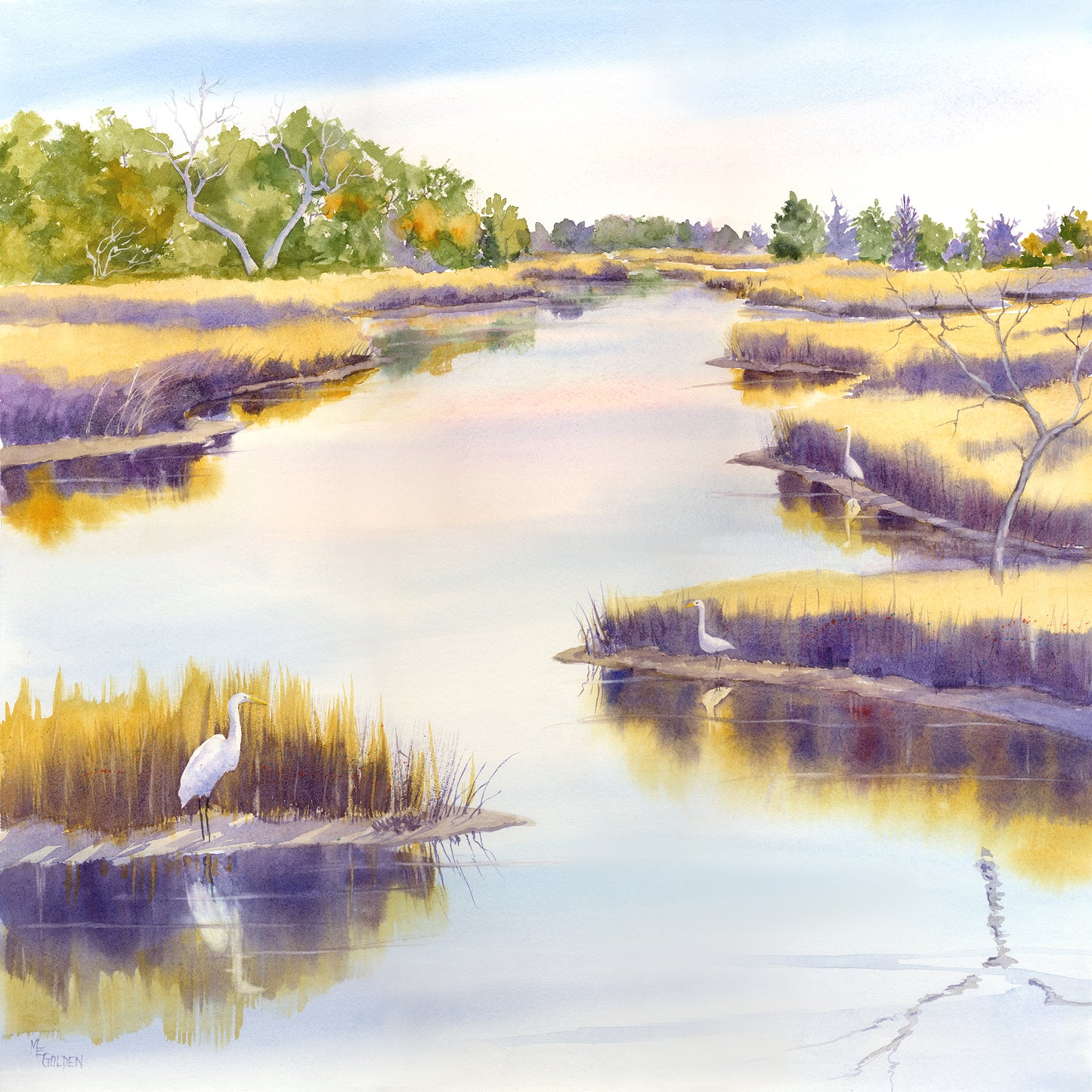 Coastal Creek Giclée Print