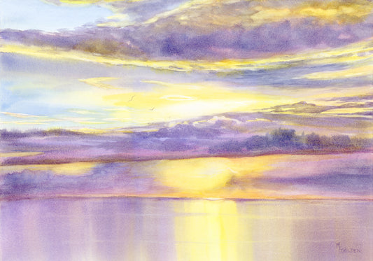 Golden Sunrise Giclée Print