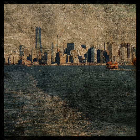 Lower Manhattan From The Ferry Photograph