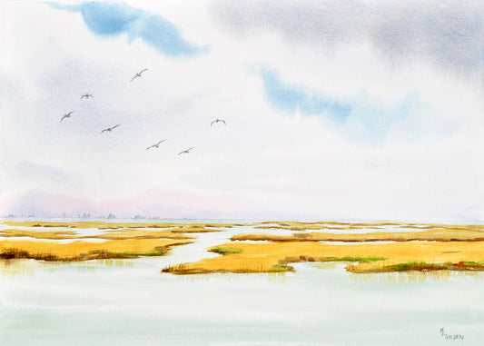 Marsh View Giclée Print