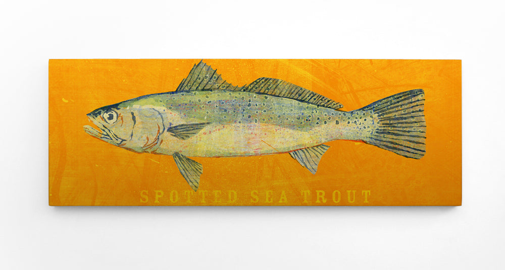 Saltwater Fish Art Block - Pick the Fish and Size