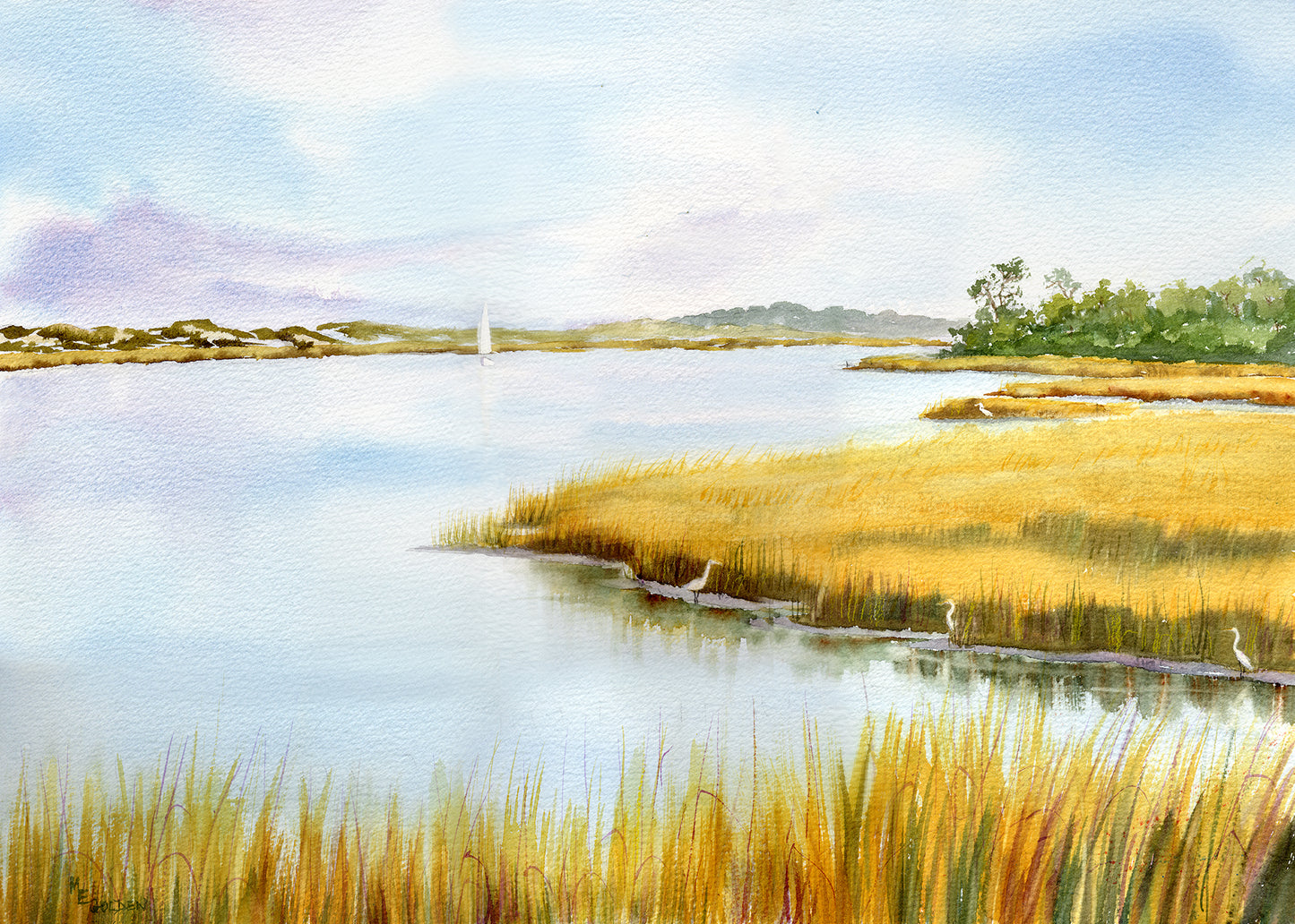 Waterway Sail Giclée Print