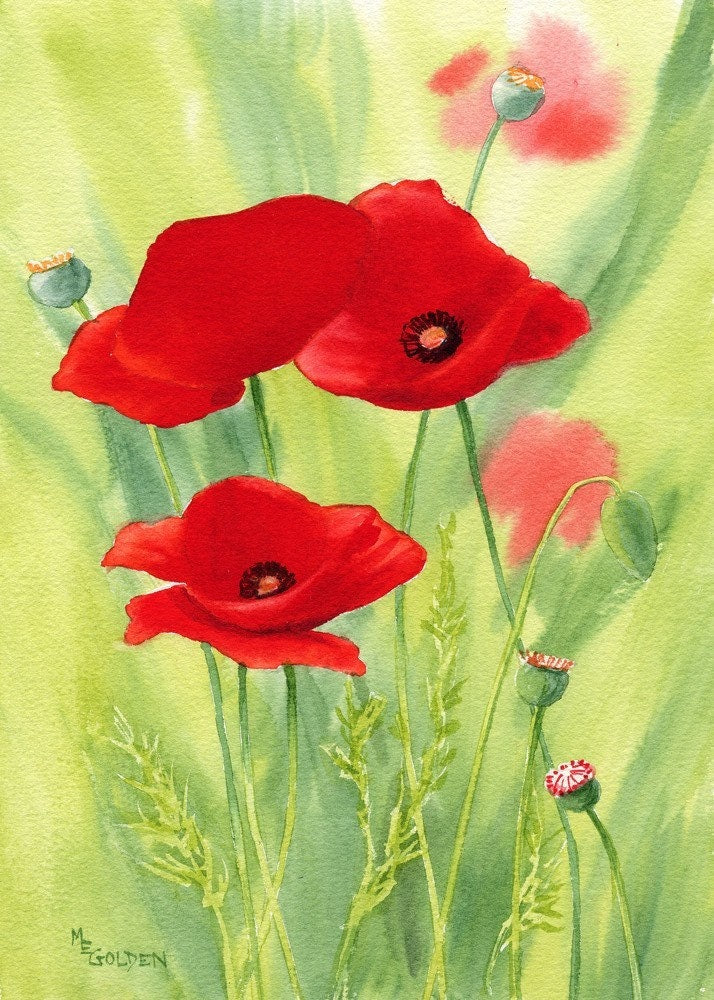 Poppies 2 Giclée Print