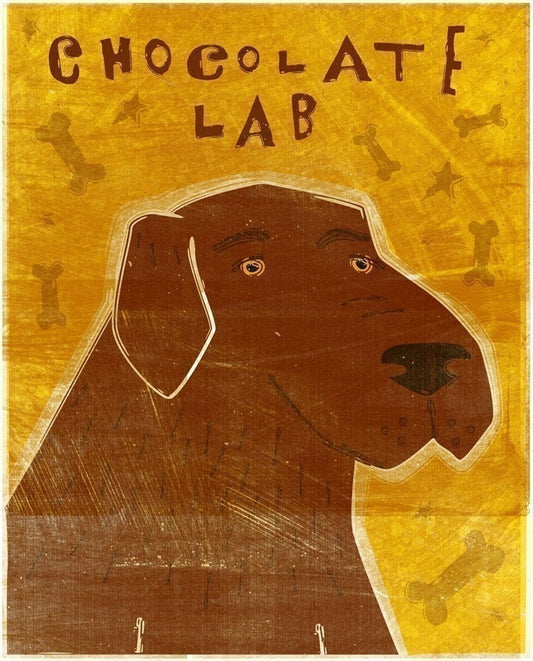 Labrador - Chocolate - Print