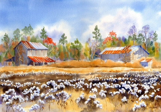 Barns Back Home Giclée Print